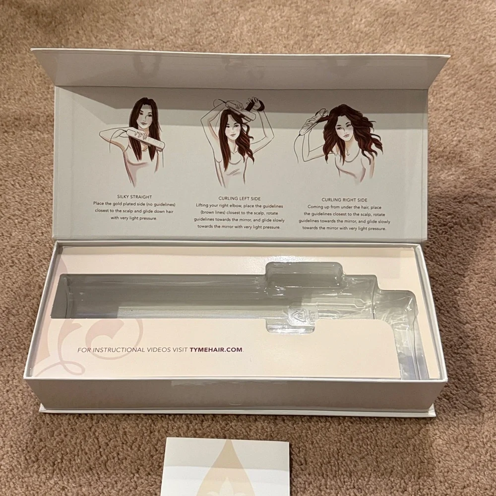 Tyme Iron Original is a 2 in 1 hair styling tool